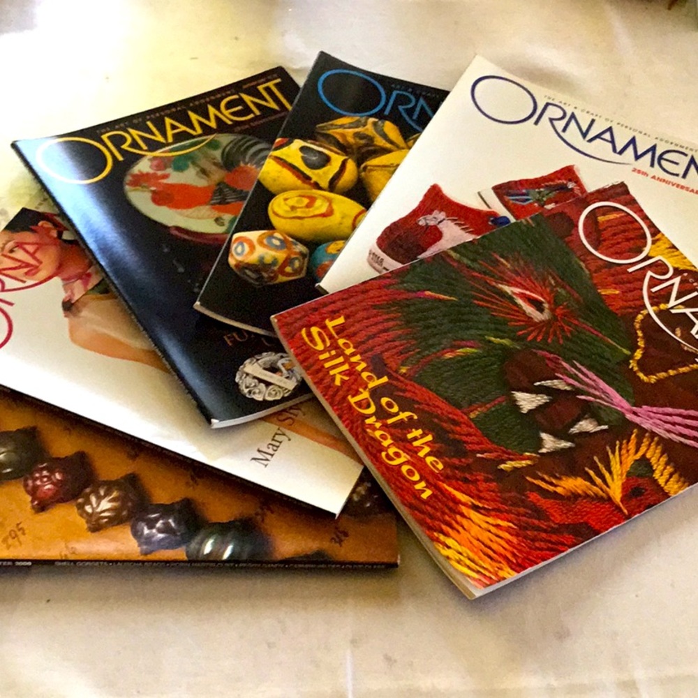 Ornament magazine -six issues 200-2002